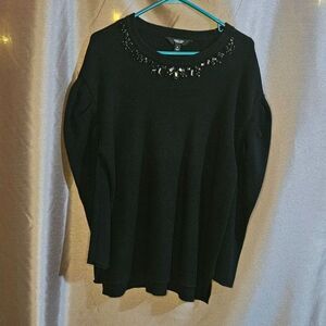 Simply Vera Wang, Black, Sweater, Size: M